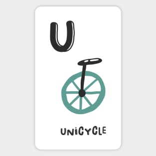 U is Unicycle Magnet